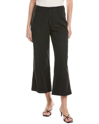 Michael Stars Geraldine Straight Leg Linen-Blend Pant
