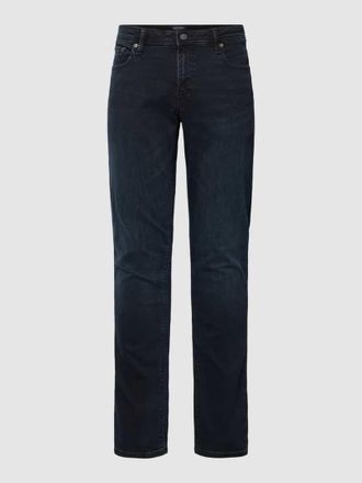 Jack & Jones Slim Fit Jeans im 5-Pocket-Design Modell GLENN in Black, Gr&ouml;&szlig;e 30/34