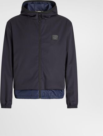 Dolce & Gabbana Technical Wool Jacket - Man Coats And Jackets Blue 50