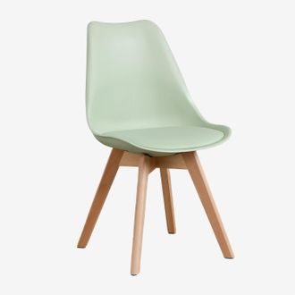 Sklum Sklum - Silla De Comedor En Polipropileno Y Madera De Haya Nordic