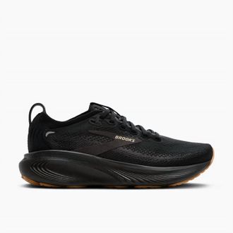 Brooks Mens Adrenaline Gts 25 Running Shoes In Black Biscuit