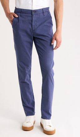 AG - Adriano Goldschmied Jamison Grid Print Slim Fit Pants in Cool Lake at Nordstrom Rack, Size 36
