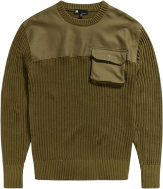 G-Star Hombre, Jerseys, Verde, Talla: M