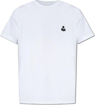 Isabel Marant T-shirt Zafferh - Heren - T-shirts - Wit - XS - Katoen - Tops