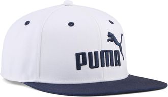 Puma Cappellino a tesa piatta con logo Essentials N.1, Accessori, Bianco, OSFA