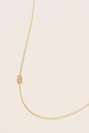 Maya Brenner Designs 14k Gold Asymmetric Numeral Necklace