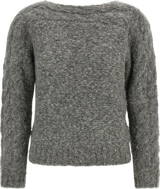 Isabel Marant Truien & Vesten, Dames, Grijs, 2Xs, Wol, Ponara Pullover