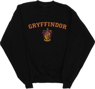 Harry Potter Heren Gryffindor Crest Sweatshirt (Zwart)