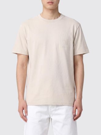Off-white Cotton T-Shirt with Logo