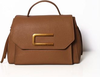 Custo Barcelona Bolso de mano estructurado de piel - Bags - Mujer - Marr&oacute;n - ONE SIZE