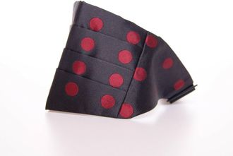 Dolce & Gabbana Mens Black Waist Smoking Tuxedo Cummerbund Belt Silk