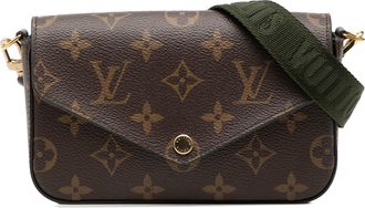 Louis Vuitton Pre-owned Womens Monogram Felicie Strap And Go - Brown Textile - One Size