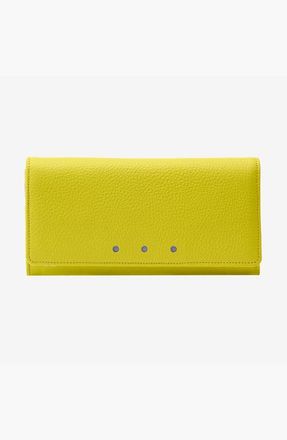 Tusk Ascot Flap Over Wallet in Lime at Nordstrom, Size Large