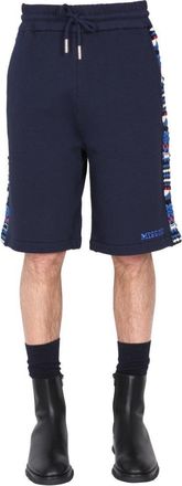 Missoni Embroidered Logo And Jacquard Insert Bermuda