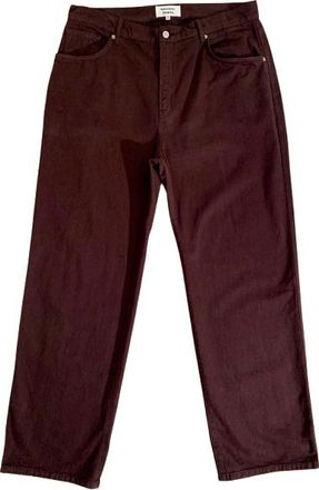 Reformation Organic Cotton Brown Jeans Size XL