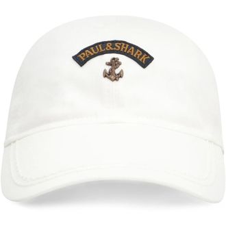 Paul & Shark Paul & Shark, Caps, male, White, Size: M Logo Baseball Cap