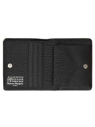 Maison Margiela Compact Bifold Cowhide Leather Wallet - Black