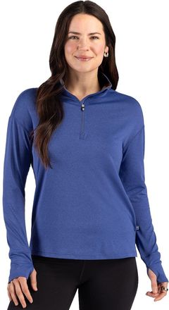 Cutter & Buck Forge Recycled Four-Way Stretch Womens Quarter Zip Pullover