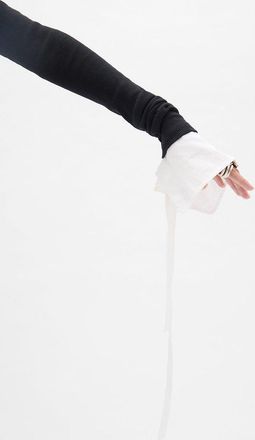 Ann Demeulemeester Leda Cuffs With Foulard