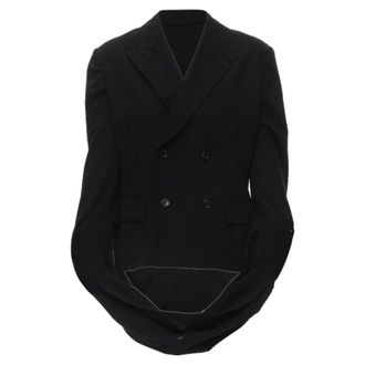 Comme Des Gar&ccedil;ons Comme des Garcons infinity loop sleeve double breasted blazer