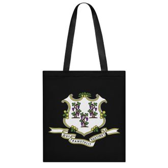 Generic Connecticut Flag Womens Tote Casual Shopping Bag Lightweight Shoulder Bags Hobos Handbag for Work Travel Daily 35x40cm