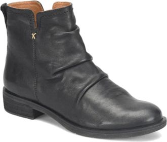 S&ouml;fft Womens Sofft Beckie Boots Black Leather Side Zipper Ankle Bootie HTAT213