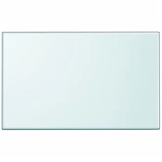 vidaXL Piano Tavolo Vetro Temperato Rettangolare 1000x620 Mm - Vidaxl