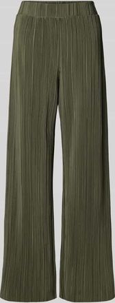 Only Weite Hose aus plissiertem Material Modell RAVENNA in Oliv, Größe XS