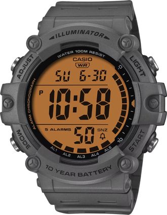 Casio Mens Digital Sport Watch with Orange Dial - AE-1500WHC-8AV