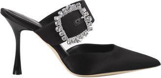 Giuliano Galiano Alena satin mules