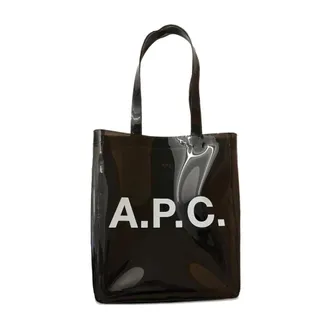 A.P.C. A.p.c., Tassen, Heren, Zwart, ONE Size, Katoen, Lou Tote Bag