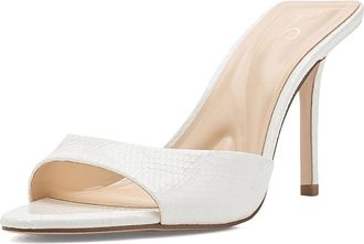 Jessica Simpson Dravie High Heels Sandals Womens Sandals Bright White : 7.5 M, Synthetic