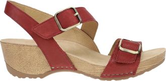 Dansko Womens Trinity Wedge Sandal In Cayenne