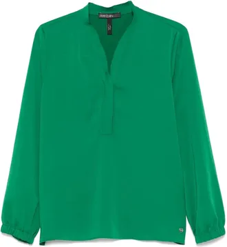Marc Cain Blusa con scollo a V - Verde