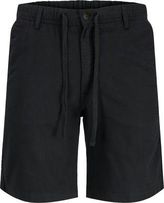 Jack & Jones Plus Size Jogger Pants JPSTJAIDEN HYBRID BONDI JOG SHORT PLS, Damen, Gr. 42 (4XL), N-Gr, schwarz, JACK & JONES PLUSSIZE, Hosen Jogger Pants