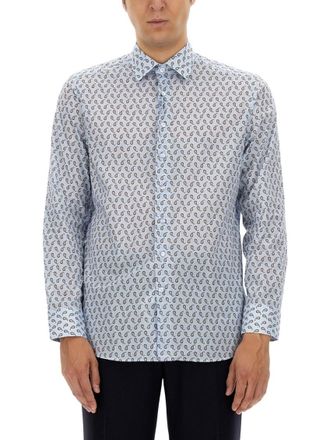 Etro Light Blue Regular Shirt