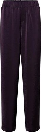 &Co Woman Rechte broek - Dames - Broeken - Paars - Maat: 3XL Satijn