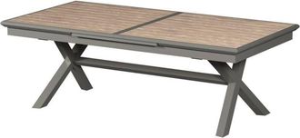 Hesperide Hesperide - Mesa de jardín extensible Axiome Marrón - 12 plazas - Hespéride