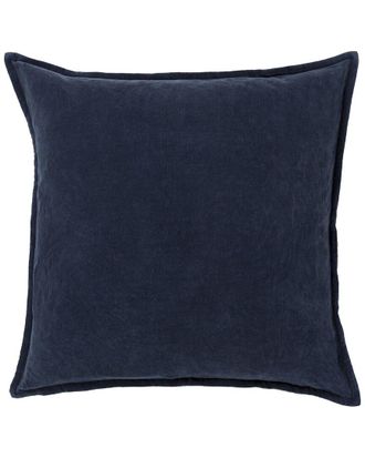 Surya Cotton Velvet Lumbar Pillow