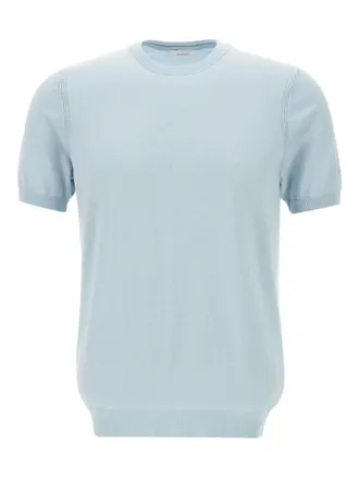 Diktat short-sleeve sweater - Blue