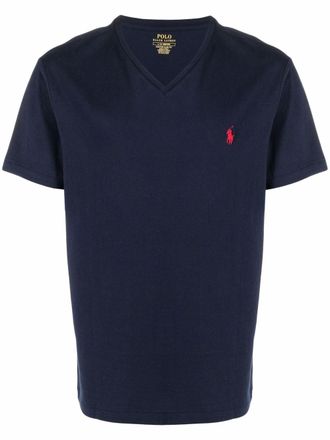Polo Ralph Lauren embroidered logo T-shirt - Blue