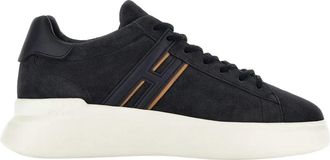 Hogan H580 Allacciato H Profilo - Heren - Sneakers - Blauw - 39 1/2 EU - Leer - Schoenen