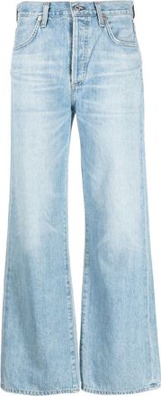 Citizens Of Humanity wide-leg organic cotton jeans - women - Organic Cotton - 24 - Blue