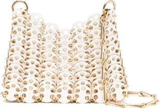 Paco Rabanne Iconic 1969 mini bag - women - Metal - One Size - White