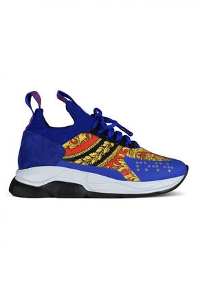 Versace Sneakers Chain Reaction Blauw