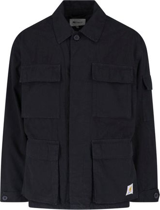 Carhartt Work in Progress Black Manderson Cotton Jacket