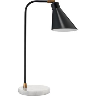 Jamie Young Co. Chronicle Marble Task Lamp with Iron Shade in Black at Nordstrom
