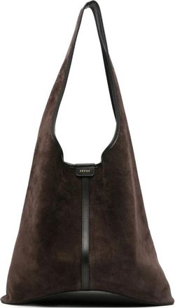 SOEUR Delice Suede Leather Tote Bag