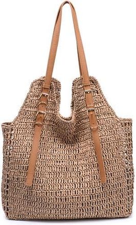 Moda Luxe Straw Tote in Natural at Nordstrom Rack