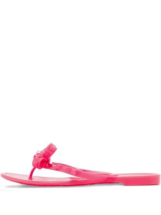 Valentino Garavani bow-detail flip-flops - Pink